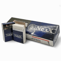 Nexx Domestic Lights King Size Cigarettes box and pack with white cigarette sticks