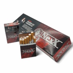 Nexx Domestic Full King Size cigarette pack with bold red packaging and full-flavor Canadian tobacco