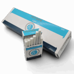 Putter’s Light King Size Cigarettes – smooth Canadian blend in light blue packaging