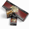Rolled Gold Full King Size Cigarettes box and open pack with natural tobacco blend