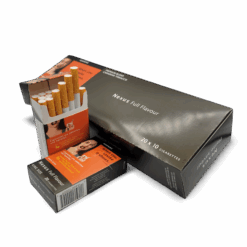 Nexus Full King Size Cigarettes – bold black and yellow carton with premium full-flavor sticks, tax-free Canada-wide delivery.